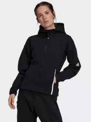 adidas Z.n.e. Sportswear Hoodie, Black Size M Women