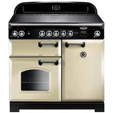 Rangemaster CLA100ECCRC 117610 CLASSIC 100cm Ceramic Range Cooker CreamChrome