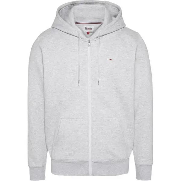 Tommy Jeans Original Flag Basic Zip Hoodie - Grey 2XS
