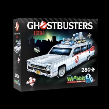 Wrebbit 3D Ghostbusters: ECTO-1 Jigsaw Puzzle - 280 Pieces