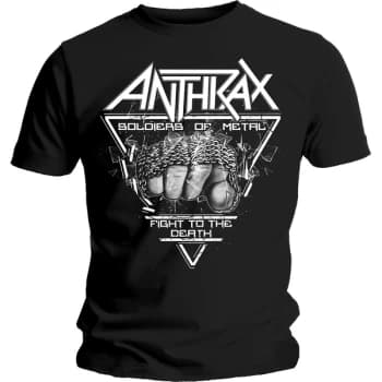 Anthrax - Soldier of Metal FTD Unisex Small T-Shirt - Black