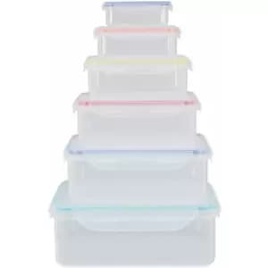 Premier Housewares 6pc Rectangular Food Containers