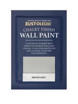 Rust-Oleum Chalky Finish Wall Paint Tester Sachet ; Winter Grey