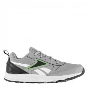 Reebok Almotio 5.0 Leather Boys Trainers - Grey/Black