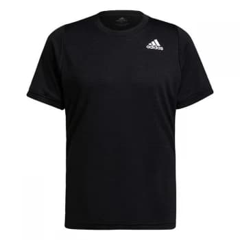 adidas Tennis Freelift T-Shirt Mens - Black / White