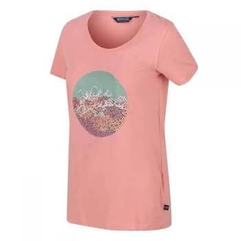 Regatta Filandra IV Graphic Print Organic T-Shirt - Chalk Blush