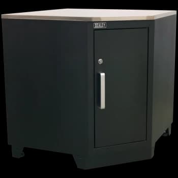 Sealey Premier Heavy Duty Modular Corner Floor Cabinet MSS System Black