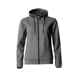 Clique Womens/Ladies Ottawa Melange Full Zip Hoodie (L) (Grey Melange)