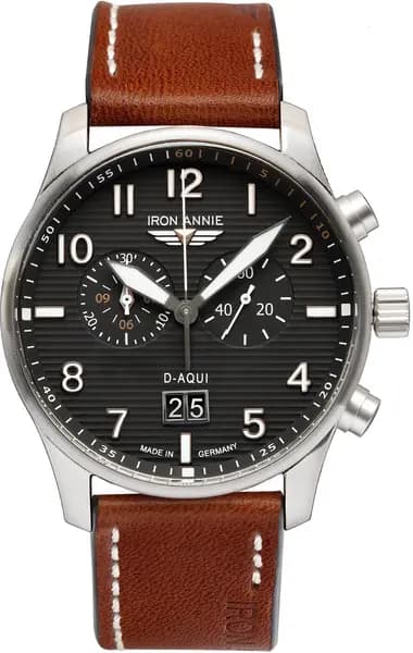 Iron Annie Watch D-Aqui Mens - Black IRN-268