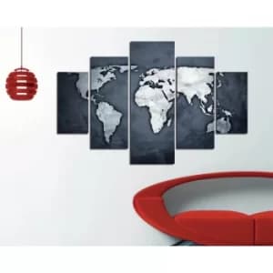 ST211 Multicolor Decorative MDF Painting (5 Pieces)