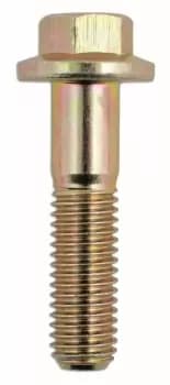 Flanged Bolt M6 x 40mm Zinc Yellow Pk 100 Connect 31373