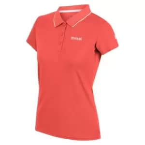 Regatta Womens Maverick V Polo T-Shirt - Orange
