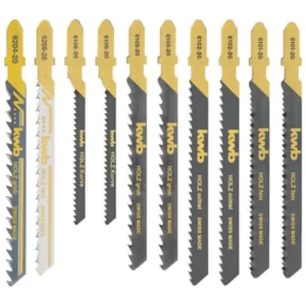 Einhell 10 Piece T Shank Jigsaw Blade Set