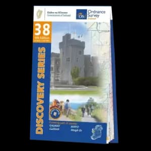 Map of County Mayo and Galway: OSI Discovery 38