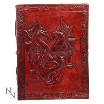Double Dragon Leather Embossed Journal
