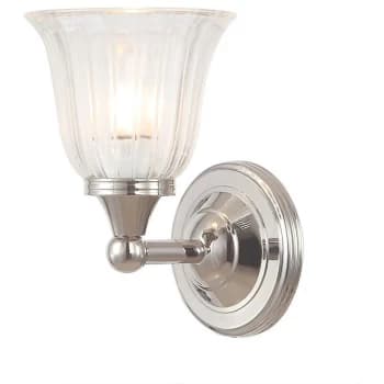 Elstead Austen - 1 Light Bathroom Wall Light Polished Nickel IP44, G9