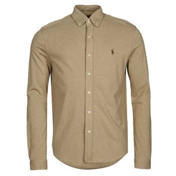 Polo Ralph Lauren ZAMINA mens Long sleeved Shirt in Beige - Sizes EU XXL,EU S,EU M,EU L,EU XL
