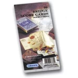 Bridge Score Cards