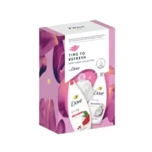Dove Time To Refresh Giftbox 2 x 225 ml