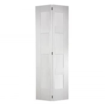 Shaker Internal Bi-fold Primed White 8 Lite Door - 686 x 1981mm