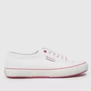 Superga 2750 Barbie Classic Trainers In White & Pink