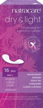 Natracare Dry & Light Inco Plus Pads 16 pieces