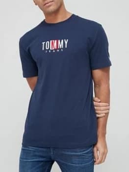 Tommy Jeans Timeless Tommy Box T-Shirt - Navy