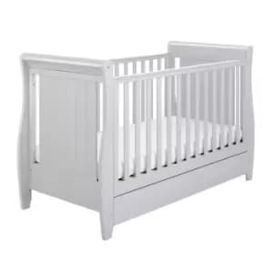Babymore Stella Drop Side Cot Bed Grey