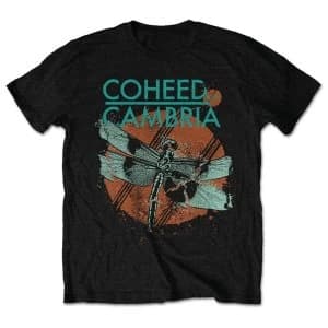 Coheed And Cambria - Dragonfly Unisex X-Large T-Shirt - Black