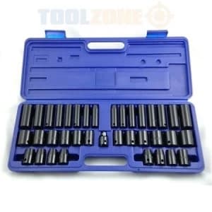 Toolzone Impact Socket Set - 38 Piece