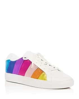 Kurt Geiger Womens Lane Stripe Low-Top Sneakers