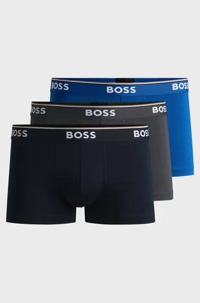 Boss Bodywear 3 Pack Power Boxer Shorts Trunks Small Black 42212441350