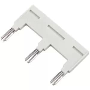 WAGO 788-114 Insulated 3-Way 18A Light Grey Jumper