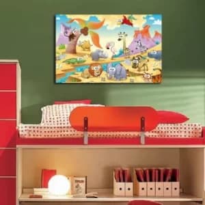 4570CO-1 Multicolor Decorative Canvas Painting
