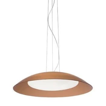 Lena 3 Light Dome Ceiling Pendant Brown, E27