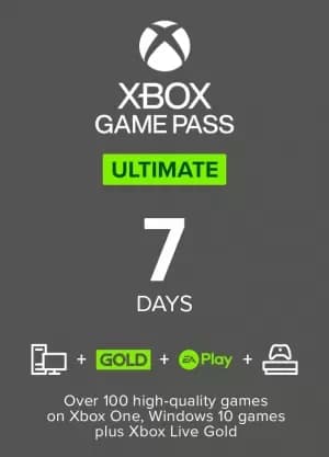 Microsoft Xbox Game Pass Ultimate 7 Days Subscription Membership
