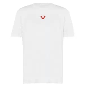 True Religion Short Sleeve Buddha T Shirt - White