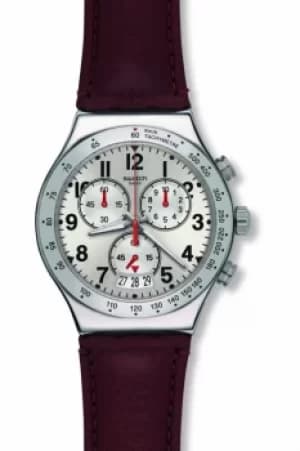 Mens Swatch Destination Roma Chronograph Watch YVS431