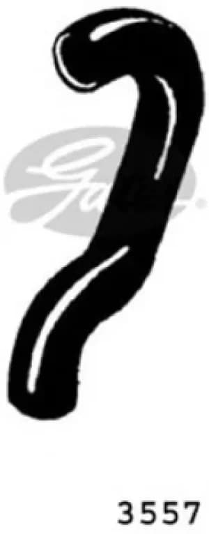 Curved Radiator Hose 215mm X 31 Gates 3557