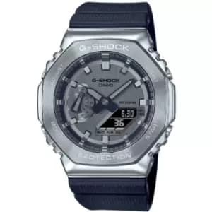 Mens Casio Silver, Grey and Black Stainless Steel Quartz Watch