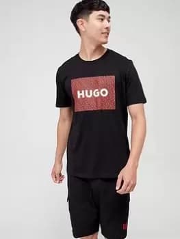Hugo Dulive Logo Black T-Shirt