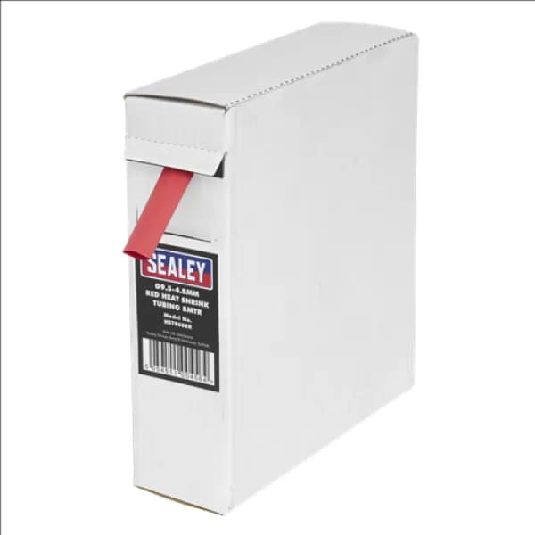 Genuine SEALEY HST9508R Heat Shrink Tubing Red Ø9.5-4.8mm 8mtr