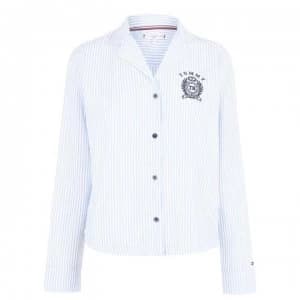 Tommy Bodywear Long Sleeve Pyjama Shirt - CornflwrBlueCD2