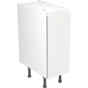 Kitchen Kit Flatpack J-Pull Kitchen Cabinet Base Unit Ultra Matt 300mm in White MFC