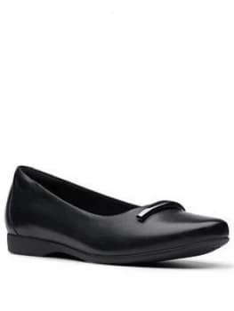 Clarks Clarks Unstructured Wide Fit Un Darcey Way Ballerina