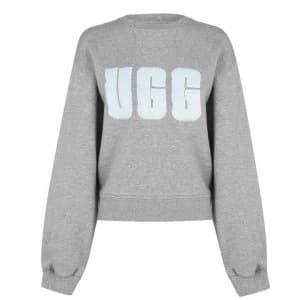 Ugg Fuzzy Crew Sweatshirt - Grey/Ice
