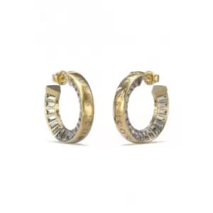 Ladies Guess Icon Gold Earrings UBE03008YG