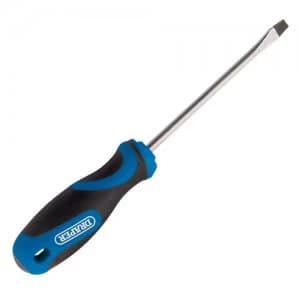 Draper Soft Grip Plain Slot Screwdriver 150mm x 6mm