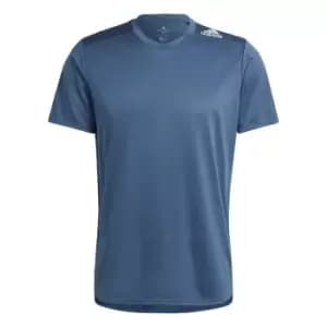 adidas Designed 4 Running T-Shirt Mens - Blue