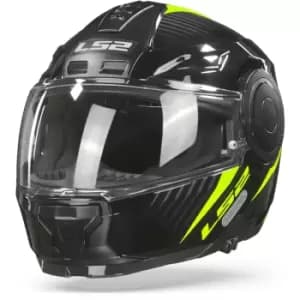 LS2 FF902 Scope Skid Black Hivis Yellow M